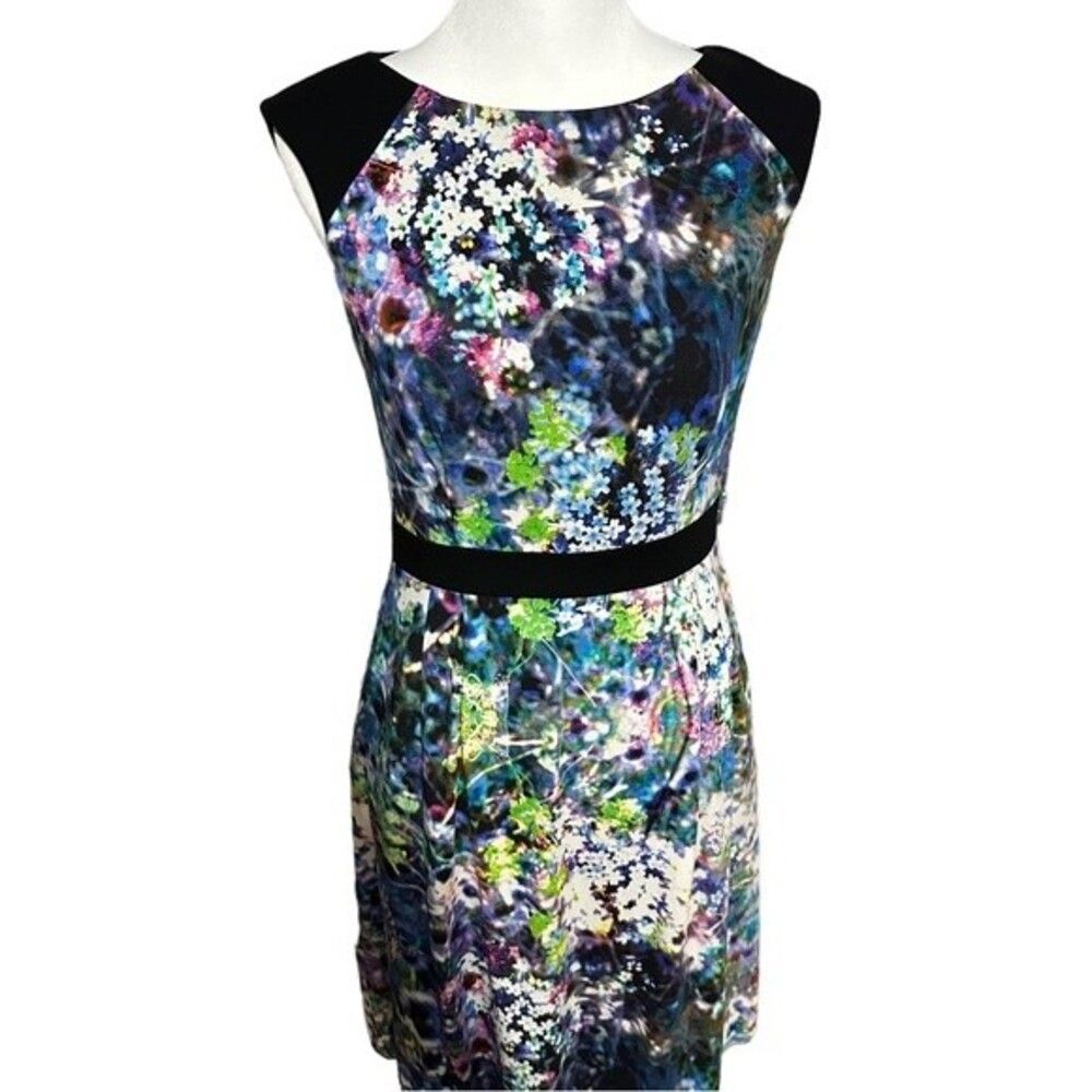 Phoebe Couture Floral Dress Sz 4 - Picture 4 of 9